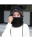 Prosta kobieta Skullies czapki jazda wiatroszczelna maska ochrona uszu kominiarka czapki zimowe dla kobiet gruby ciepły czapka z