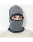 Prosta kobieta Skullies czapki jazda wiatroszczelna maska ochrona uszu kominiarka czapki zimowe dla kobiet gruby ciepły czapka z
