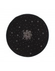 Geebro berety damskie kapelusz moda solidna kolorowa wełna dzianiny berety z dżetów panie francuski artysta Beanie Beret kapelus