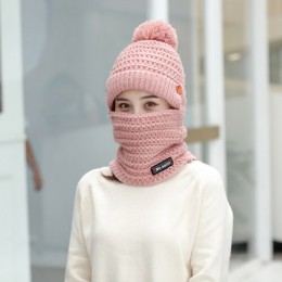 2018 czapki zimowe damskie czapka z dzianiny ciepły pompon futrzany czapka Skullies czapki dla kobiet wysokiej jakości dziewczyn
