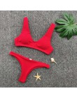 Hirigin Sexy stringi Bikini Set 2019 kobiet stroje kąpielowe wysokiej jakości tkaniny Push Up strój kąpielowy kobiety strój kąpi