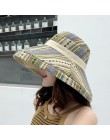 Dwustronny nieregularny wzór kapelusz typu bucket kobiety lato bawełna oddychająca rozrywka kapelusze bob Outdoor Sports Casual 