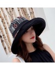 Dwustronny nieregularny wzór kapelusz typu bucket kobiety lato bawełna oddychająca rozrywka kapelusze bob Outdoor Sports Casual 