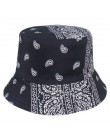 FOXMOTHER nowy mody odwracalne czarny biały wzór krowa kapelusze wiadro rybak czapki dla kobiet Gorras lato