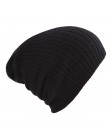 Zimowe ciepłe czapki akrylowe Skullies Hip Hop z miękkiej dzianiny kapelusz czapka damska dla chłopców dziewcząt czapki na zewną