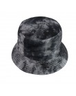 FOXMOTHER nowy mody odwracalne czarny biały wzór krowa kapelusze wiadro rybak czapki dla kobiet Gorras lato