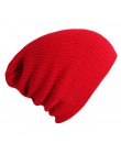 Zimowe ciepłe czapki akrylowe Skullies Hip Hop z miękkiej dzianiny kapelusz czapka damska dla chłopców dziewcząt czapki na zewną