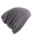 Zimowe ciepłe czapki akrylowe Skullies Hip Hop z miękkiej dzianiny kapelusz czapka damska dla chłopców dziewcząt czapki na zewną