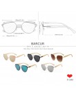 BARCUR bambusowe okulary przeciwsłoneczne cat eye spolaryzowane metalowe ramki drewniane oprawki okularów Lady Luxury Fashion ok