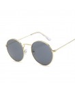 Vintage Classic metalowe okrągłe okulary przeciwsłoneczne damskie małe nowe książę Retro marka czerwone pomarańczowe różowe jasn