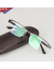Okulary przeciwsłoneczne ze stopu tytanu przejście okulary do czytania z fotochromem dla mężczyzn nadwzroczność prezbiopia z dio