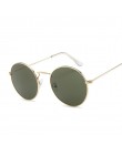 Vintage Classic metalowe okrągłe okulary przeciwsłoneczne damskie małe nowe książę Retro marka czerwone pomarańczowe różowe jasn