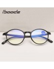 Iboode blokujące niebieskie światło Ray okulary do czytania okulary komputerowe kobiety mężczyźni Ultralight TR90 okrągłe okular