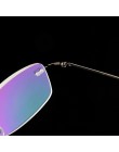 VCKA Rimless okulary do czytania mężczyźni stop tytanu krotnie kobiety kwadratowe okulary Presbyopic bezramowe okulary + 1.0 + 1