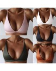 2020 Bikini topy Sexy kobiety strój kąpielowy Top Solid Color biustonosz kąpielowy strój kąpielowy kostiumy kąpielowe damskie Bi
