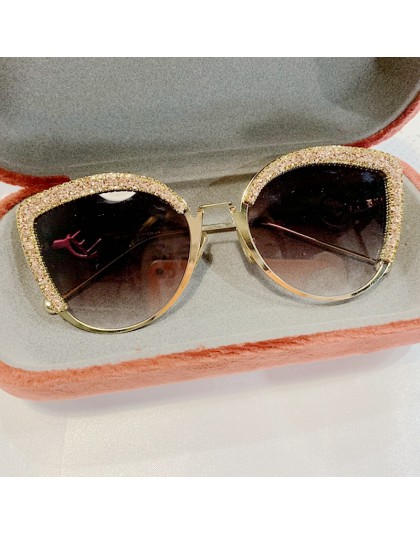 2019 damskie okulary okulary przeciwsłoneczne cat eye kobiety marka projektant moda włoska luksusowe okulary przeciwsłoneczne ko