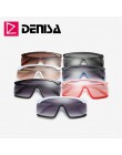 DENISA Fashion ponadgabarytowe okulary przeciwsłoneczne damskie 2019 marka projektant duże oprawki kwadratowe okulary przeciwsło