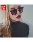 LeonLion 2018 Vintage nity damskie okulary cukierki kolor luksusowe UV400 óculos De Sol Feminino klasyczne odkryte okulary podró