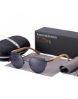 BARCUR bambusowe okulary przeciwsłoneczne cat eye spolaryzowane metalowe ramki drewniane oprawki okularów Lady Luxury Fashion ok