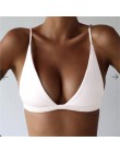 2020 Bikini topy Sexy kobiety strój kąpielowy Top Solid Color biustonosz kąpielowy strój kąpielowy kostiumy kąpielowe damskie Bi