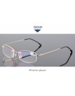 VCKA Rimless okulary do czytania mężczyźni stop tytanu krotnie kobiety kwadratowe okulary Presbyopic bezramowe okulary + 1.0 + 1