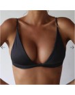 2020 Bikini topy Sexy kobiety strój kąpielowy Top Solid Color biustonosz kąpielowy strój kąpielowy kostiumy kąpielowe damskie Bi