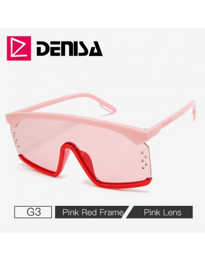 DENISA Fashion ponadgabarytowe okulary przeciwsłoneczne damskie 2019 marka projektant duże oprawki kwadratowe okulary przeciwsło
