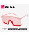 DENISA Fashion ponadgabarytowe okulary przeciwsłoneczne damskie 2019 marka projektant duże oprawki kwadratowe okulary przeciwsło