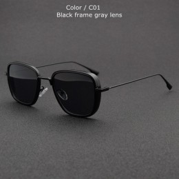 TUZENGYONG 2020 nowy Steampunk okulary moda mężczyzna kobiet marka projektant Vintage kwadratowa rama metalowa okulary UV400 oku