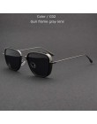 TUZENGYONG 2020 nowy Steampunk okulary moda mężczyzna kobiet marka projektant Vintage kwadratowa rama metalowa okulary UV400 oku