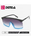DENISA Fashion ponadgabarytowe okulary przeciwsłoneczne damskie 2019 marka projektant duże oprawki kwadratowe okulary przeciwsło