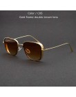 TUZENGYONG 2020 nowy Steampunk okulary moda mężczyzna kobiet marka projektant Vintage kwadratowa rama metalowa okulary UV400 oku