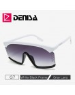 DENISA Fashion ponadgabarytowe okulary przeciwsłoneczne damskie 2019 marka projektant duże oprawki kwadratowe okulary przeciwsło