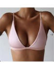 2020 Bikini topy Sexy kobiety strój kąpielowy Top Solid Color biustonosz kąpielowy strój kąpielowy kostiumy kąpielowe damskie Bi