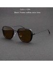TUZENGYONG 2020 nowy Steampunk okulary moda mężczyzna kobiet marka projektant Vintage kwadratowa rama metalowa okulary UV400 oku