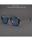 TUZENGYONG 2020 nowy Steampunk okulary moda mężczyzna kobiet marka projektant Vintage kwadratowa rama metalowa okulary UV400 oku