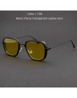 TUZENGYONG 2020 nowy Steampunk okulary moda mężczyzna kobiet marka projektant Vintage kwadratowa rama metalowa okulary UV400 oku