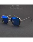 TUZENGYONG 2020 nowy Steampunk okulary moda mężczyzna kobiet marka projektant Vintage kwadratowa rama metalowa okulary UV400 oku