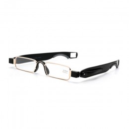 Guanhao Aniti Bue Light Ray składane okulary do czytania mężczyźni kobiety obracanie dioptrii optyczne okulary komputerowe okula