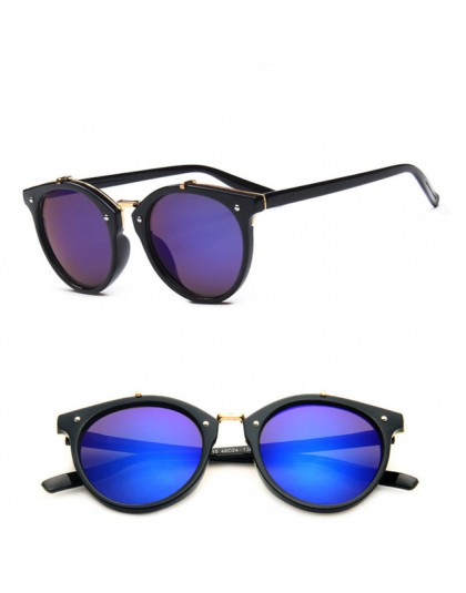 LeonLion 2018 Vintage nity damskie okulary cukierki kolor luksusowe UV400 óculos De Sol Feminino klasyczne odkryte okulary podró