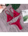 Dwuczęściowy strój kąpielowy dla kobiet bikini na wakacje gładki klasyczny wygodny modny seksowny