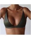 2020 Bikini topy Sexy kobiety strój kąpielowy Top Solid Color biustonosz kąpielowy strój kąpielowy kostiumy kąpielowe damskie Bi