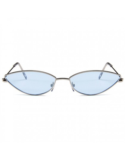 YOOSKE śliczne seksowne okulary przeciwsłoneczne cat eye damskie Retro małe czarne czerwone różowe okulary przeciwsłoneczne Cate