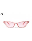 ZXWLYXGX 2018 nowe okulary przeciwsłoneczne cat eye kobiety marka projekt retro kolorowe przezroczyste kolorowe moda cateye okul