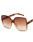 YOOSKE Vintage okulary przeciwsłoneczne Oversize kobiety mężczyźni luksusowa marka czarne brązowe duże oprawki okulary przeciwsł