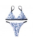 Hirigin Cartoon Pritned seksowne bikini Set kobiety stroje kąpielowe 2019 nowy Push Up wyściełana Biquini strój kąpielowy strój 