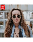 LeonLion klasyczne okrągłe okulary przeciwsłoneczne damskie markowe designerskie okulary przeciwsłoneczne mała ramka okulary prz