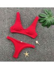 Hirigin Sexy stringi Bikini Set 2019 kobiet stroje kąpielowe wysokiej jakości tkaniny Push Up strój kąpielowy kobiety strój kąpi