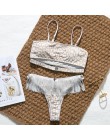 Dwuczęściowy strój kąpielowy dla kobiet bikini na wakacje we wzory klasyczny wygodny modny seksowny