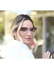 45651 kocie oko ramki okularów z tworzywa sztucznego tytanu kobiety trendy nit style moda komputerowe okulary optyczne